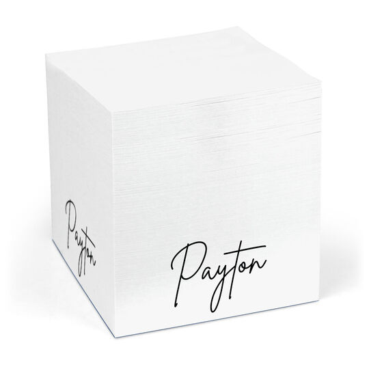 Peyton Sticky Memo Cube